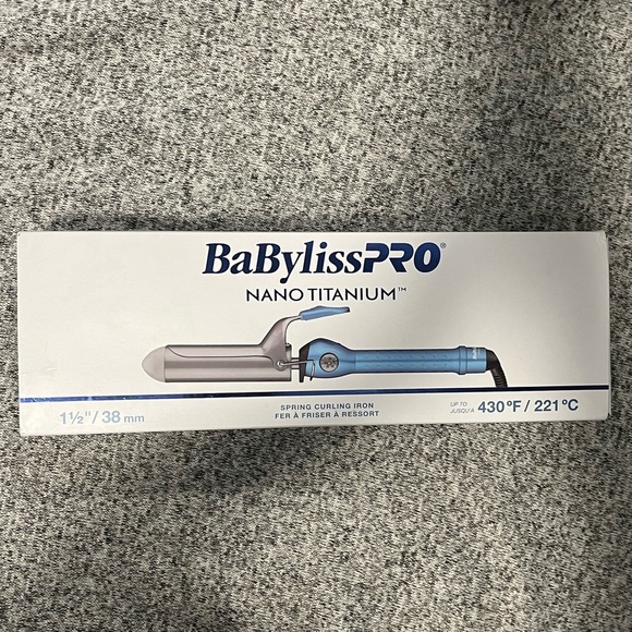 BaByliss Other - BaBylissPRO Nano Titanium Spring Curling Iron